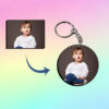 Personalized Photo Keychain – Round